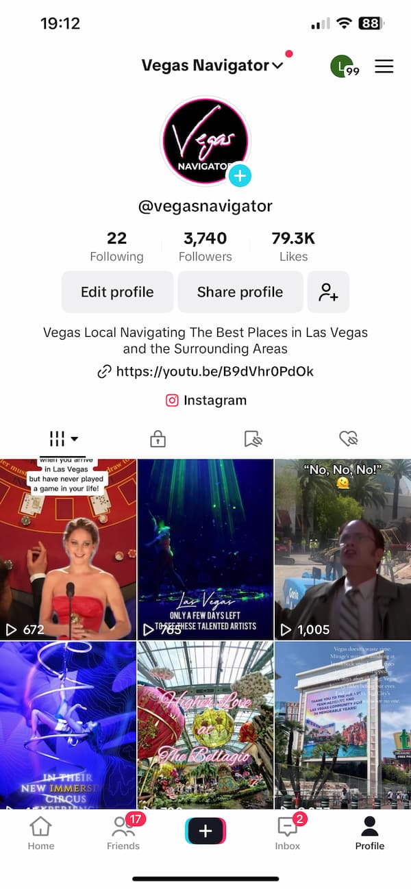 Vegas Navigator TikTok