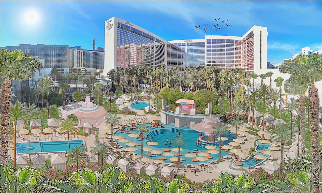 Flamingo Las Vegas GO Pool Rendering