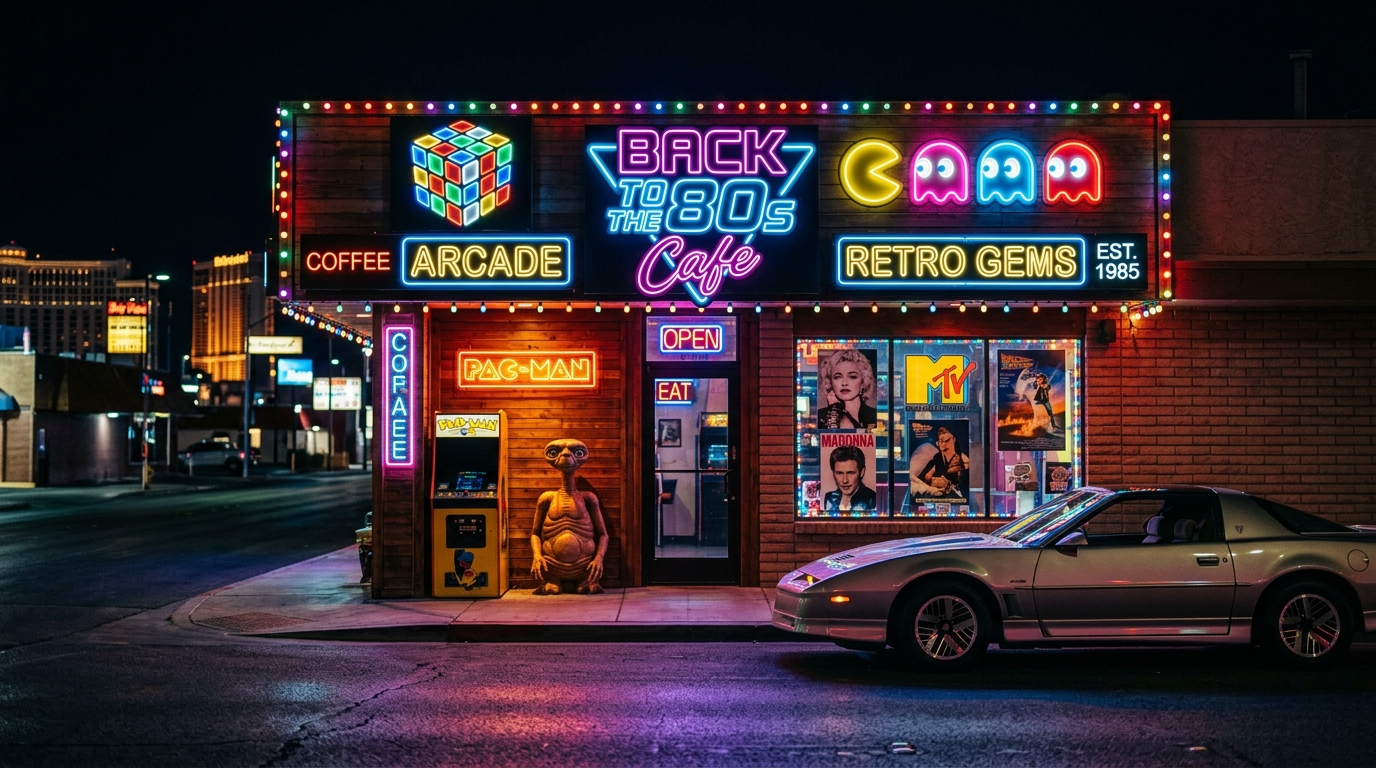 Back to the 80s Cafe: A Radical Time Warp in Las Vegas
