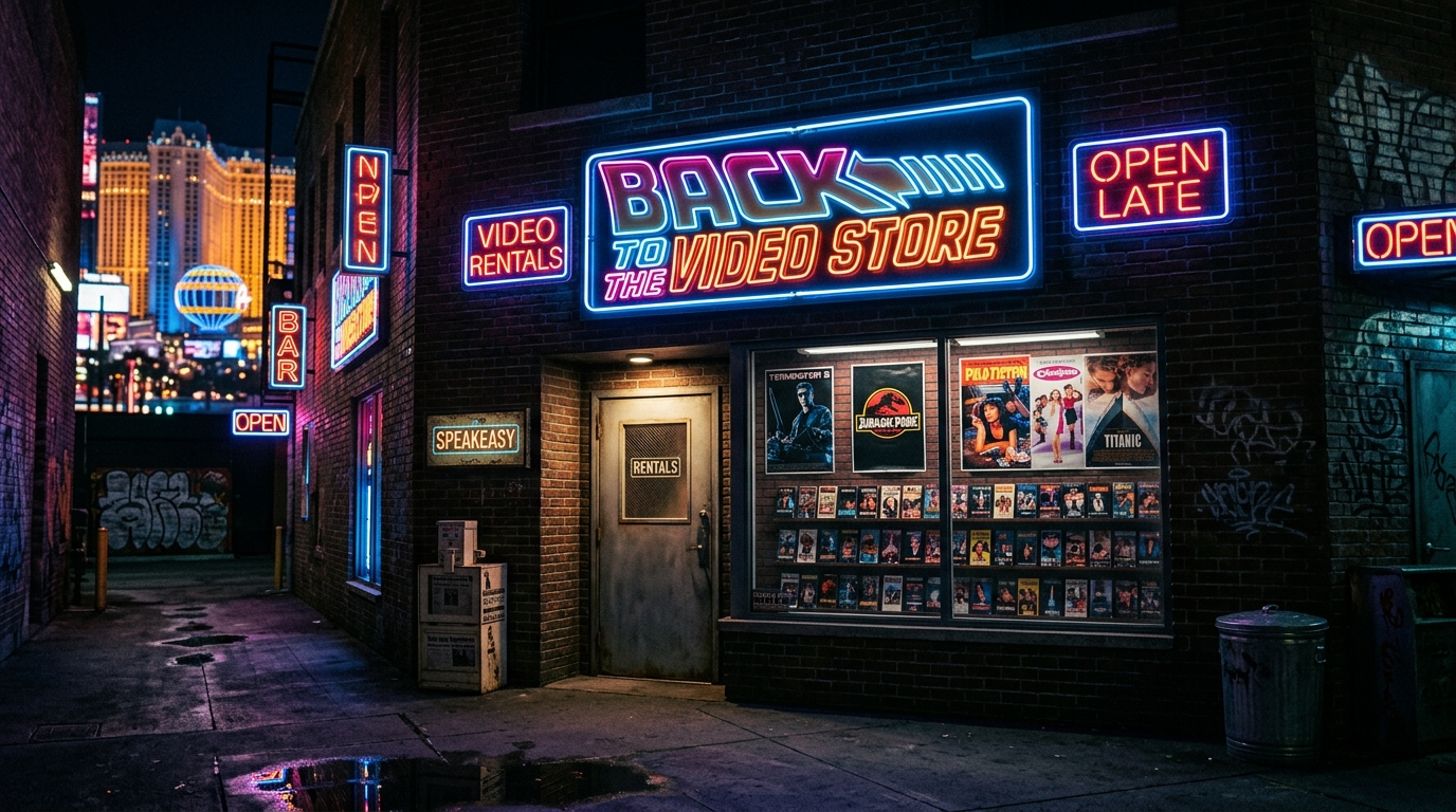 Back to the Video Store: Vegas' Secret '90s Speakeasy Bar
