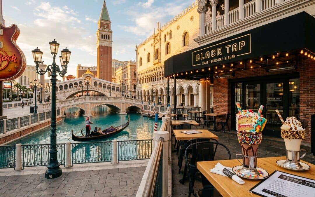 Black Tap at The Venetian: Gondola Views & Crazy Shakes