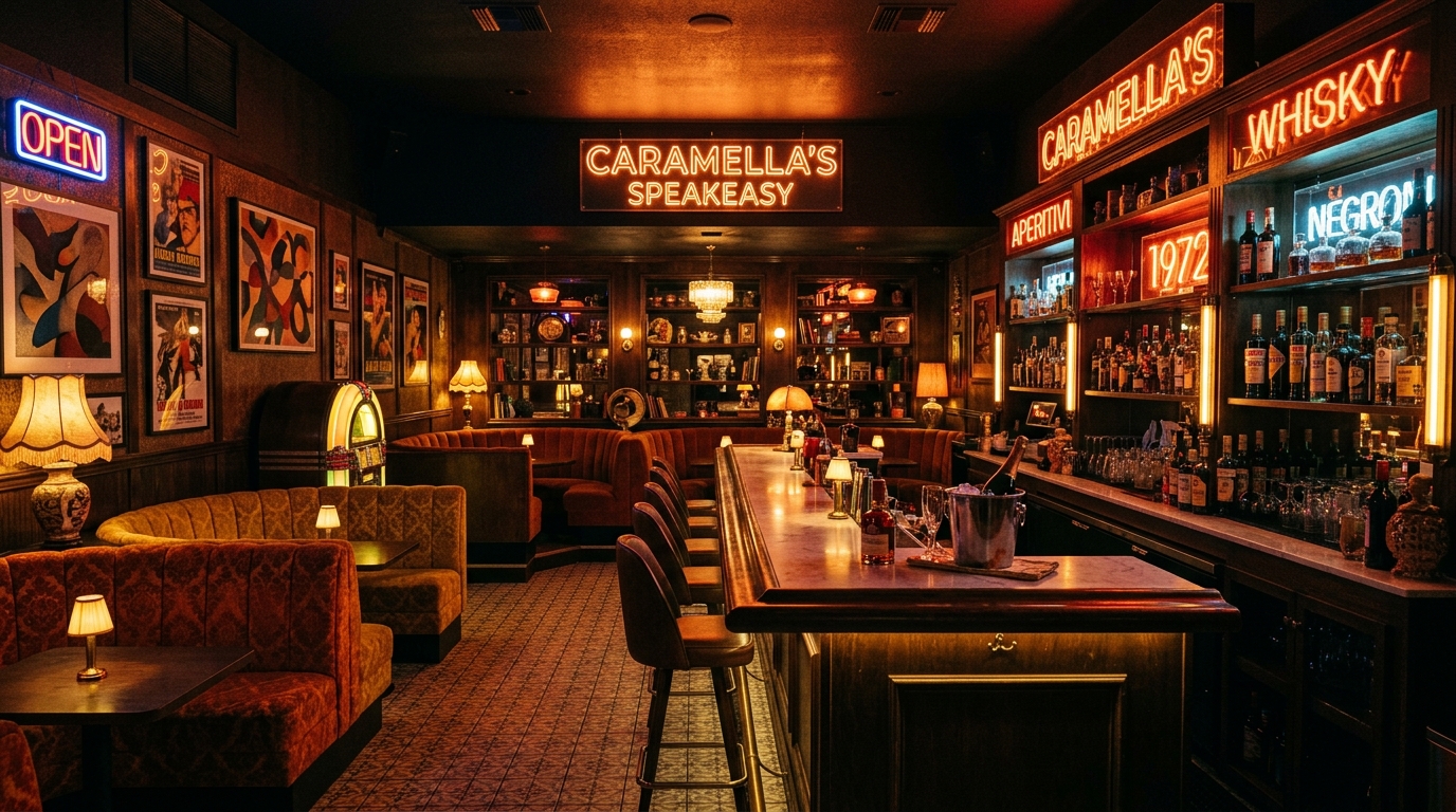 Caramella's Secret Speakeasy: A Hidden 1970s Italian Bar