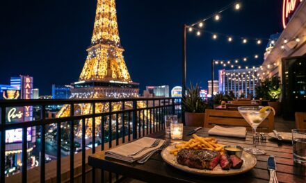Chéri Rooftop: Dine Under the Eiffel Tower with $49 Steak & Martini