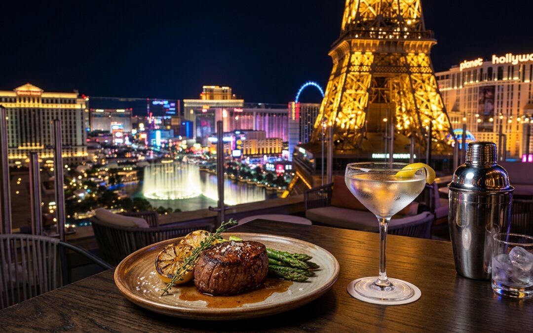 Chéri Rooftop’s Shaken & Seared: Steak & Martini for $49
