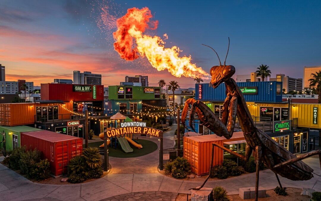 Container Park: Downtown’s Fire-Breathing Urban Playground
