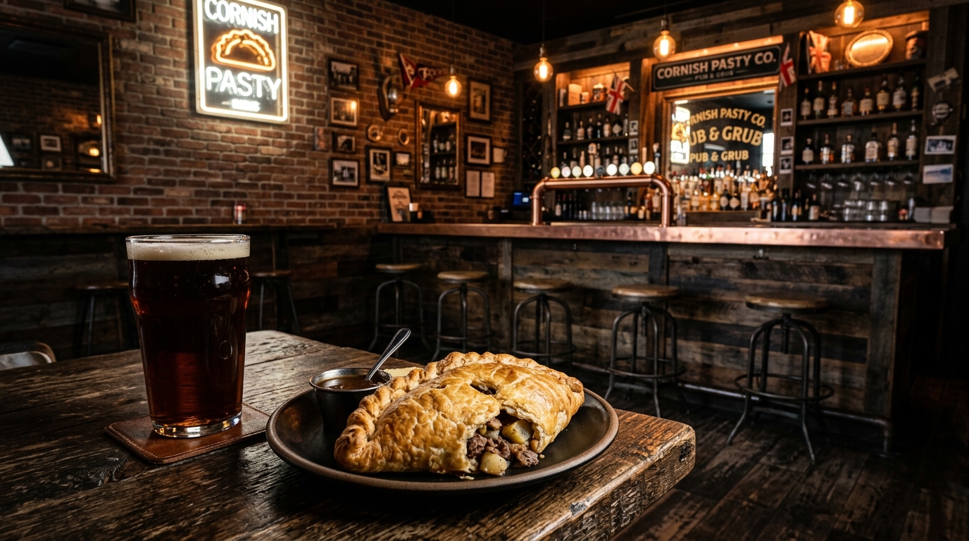 Cornish Pasty Co: 800 Years of British Tradition in Downtown