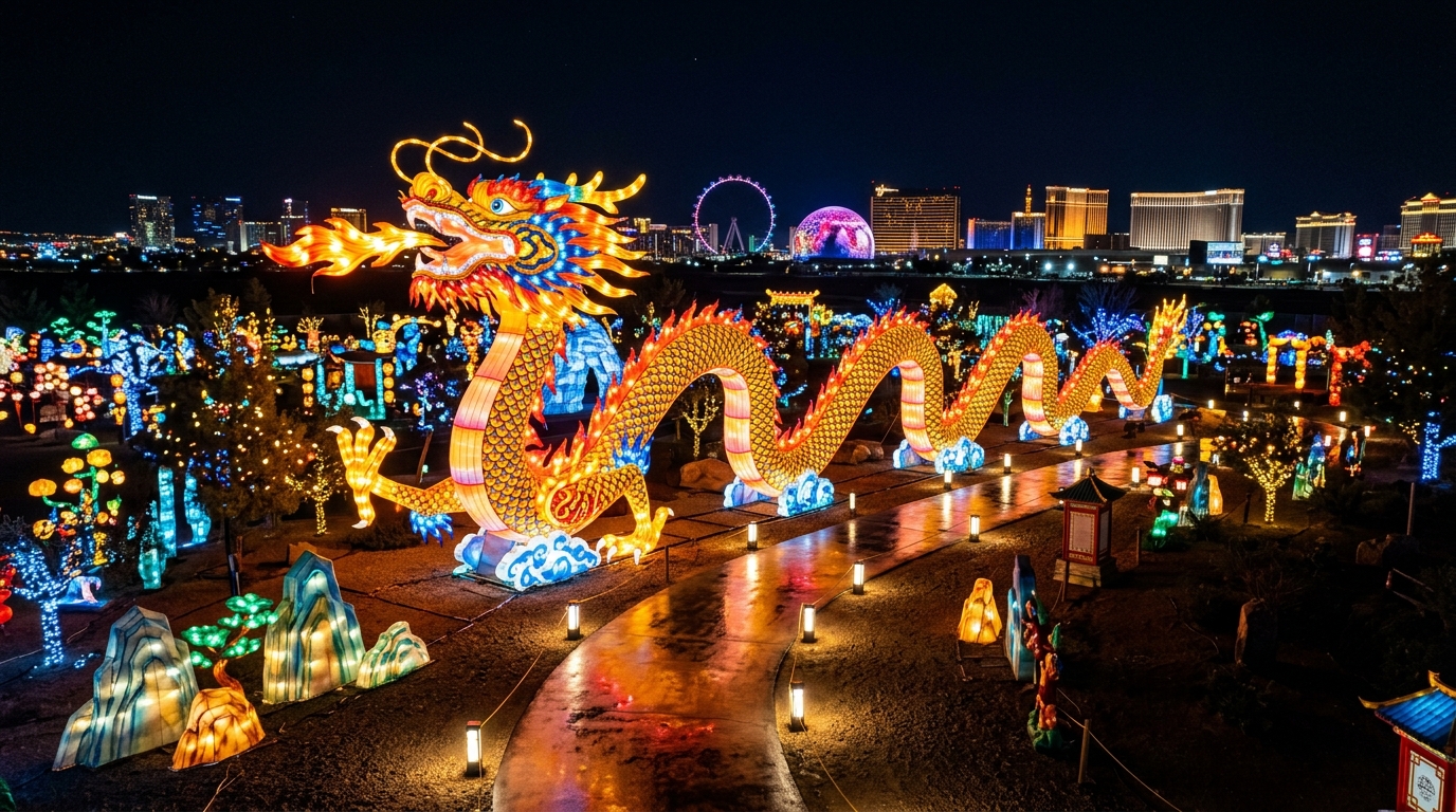 GlowFest: Vegas' Dazzling After-Dark Dragon Adventure