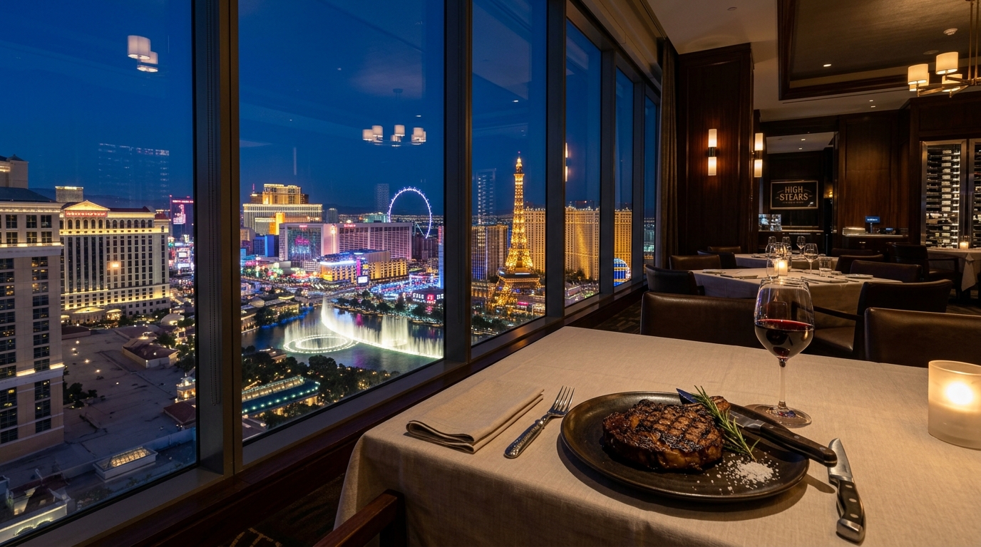 High Steaks: Vegas' Best New Steakhouse with 50th Floor Views