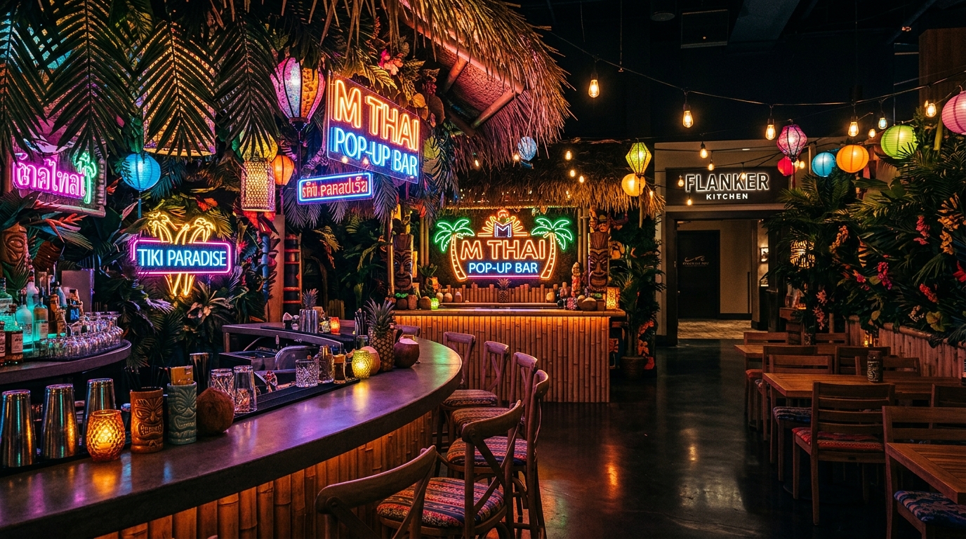 M Thai Pop-Up Bar at Flanker Kitchen: Tiki Paradise at Mandalay Bay