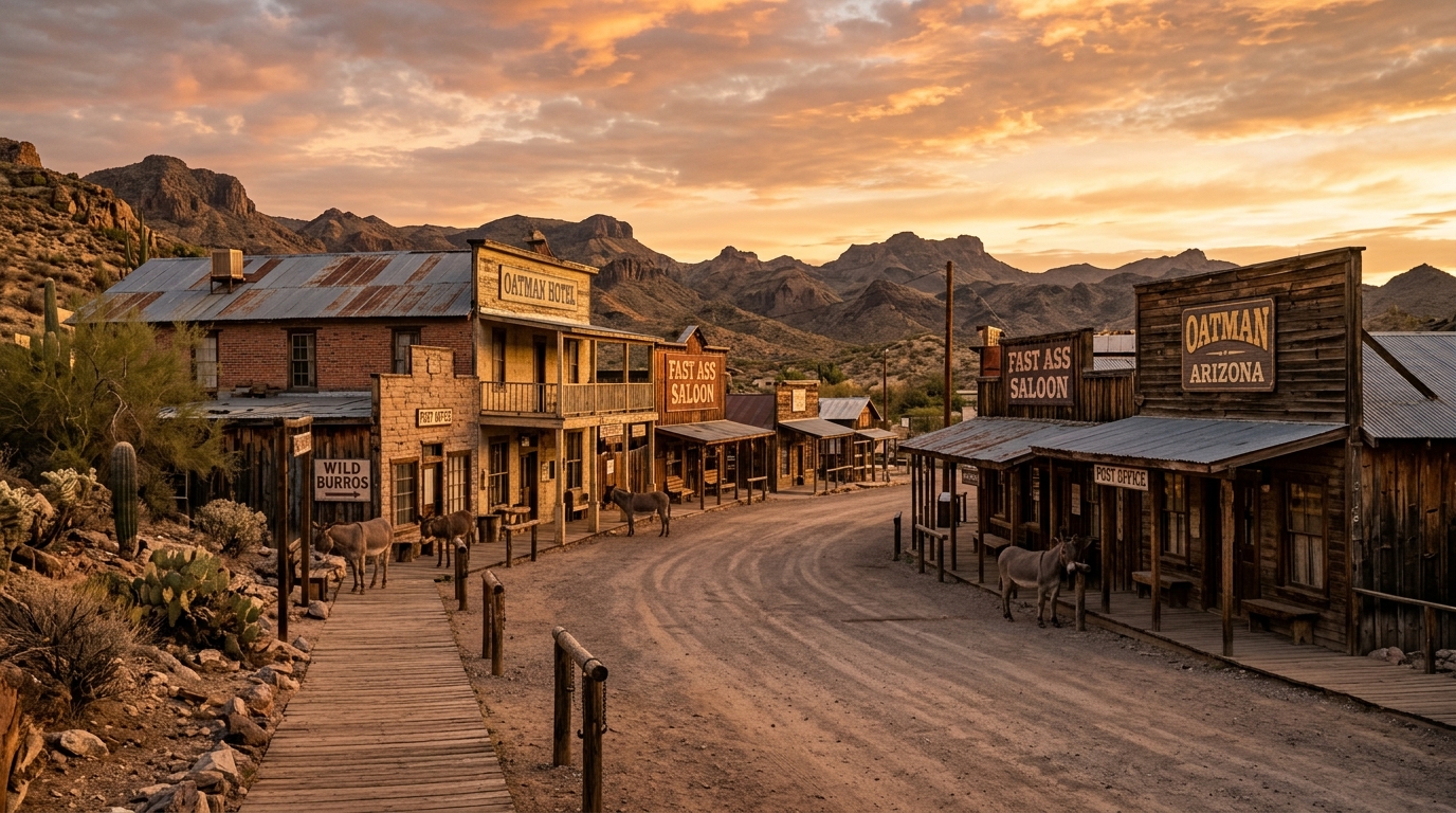 Oatman, Arizona: The Wild West Ghost Town 2 Hours from Vegas