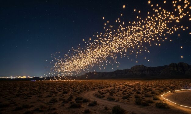 RISE Festival: The Desert Lantern Experience 20 Miles From the Strip