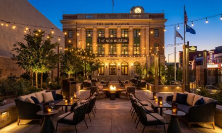 Starlight Plaza: The Mob Museum’s Glamorous New Outdoor Lounge