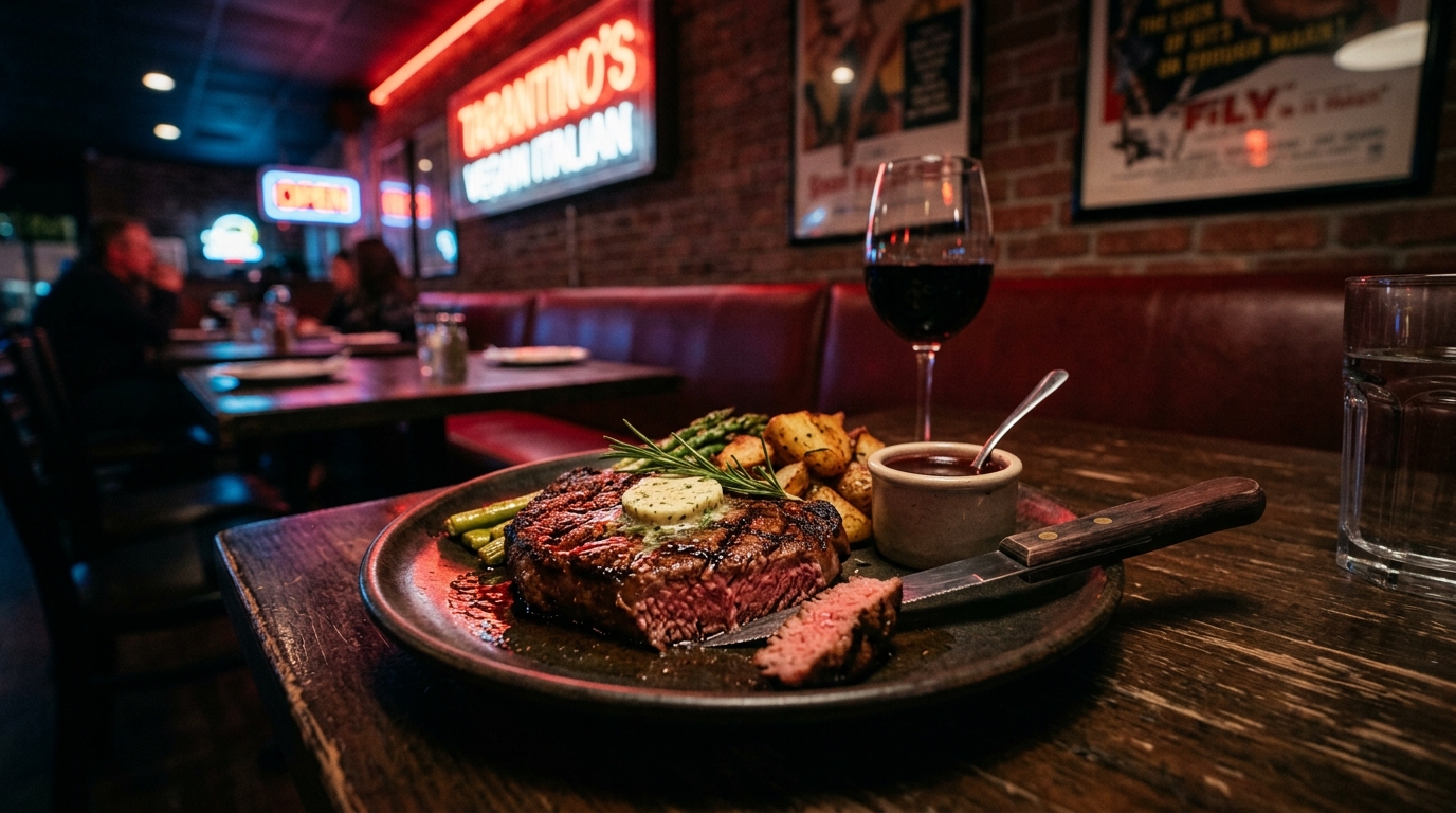 Tarantino's Vegan Italian: Plant-Based Steak That Fools Meat Lovers