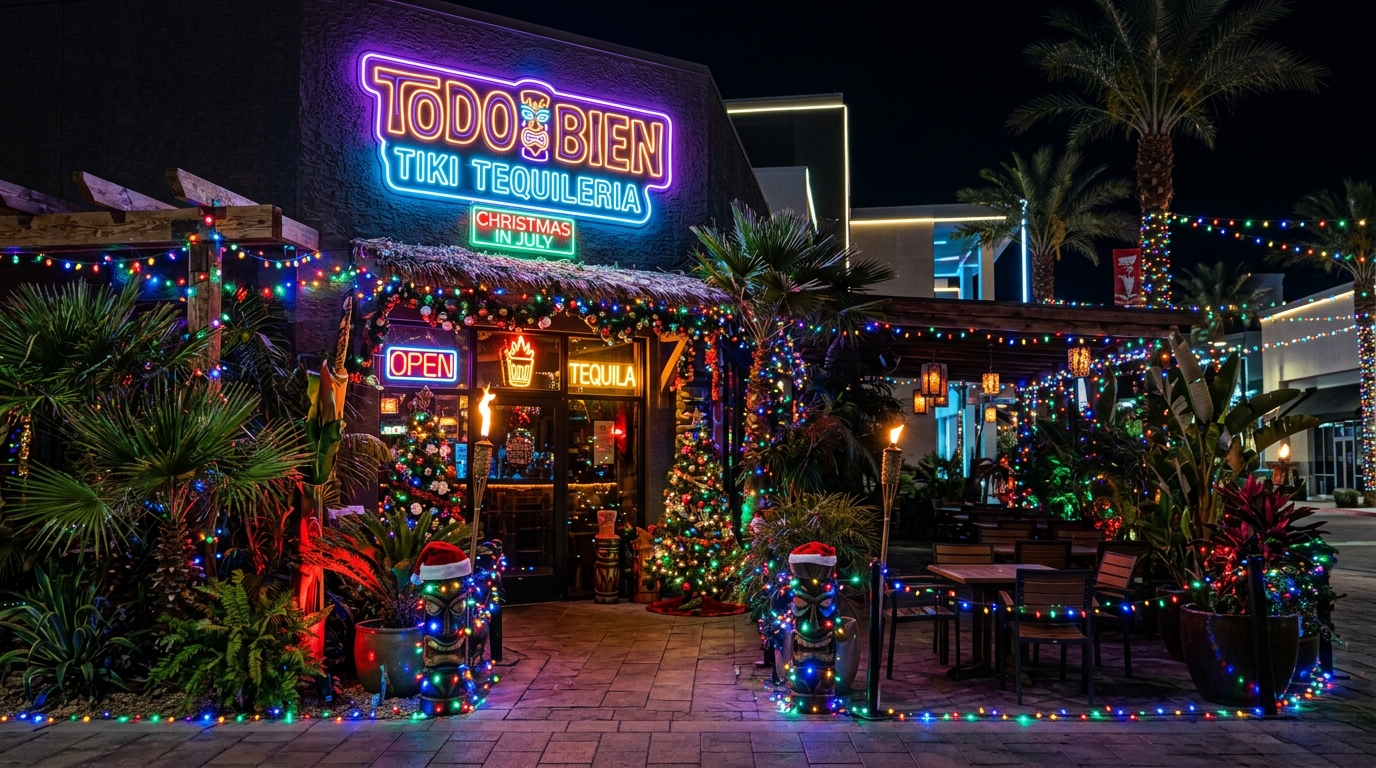 Todo Bien Tiki Tequileria: Christmas in July at The Uncommons