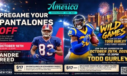 Meet Andre Reed and Todd Gurley at America Restaurant in Las Vegas
